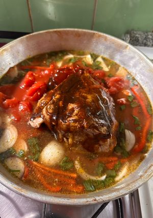 Una foto de Bondiola al horno