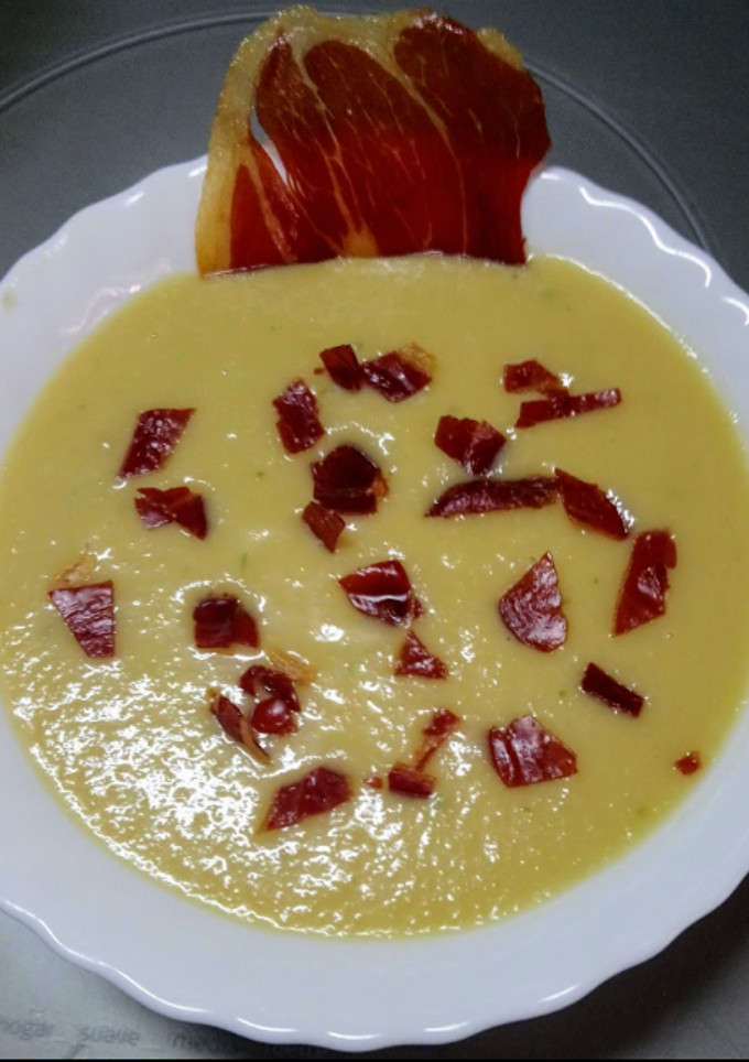 Una foto de Gazpacho de melón