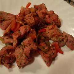 Una foto de Ragú de pavo con verduras