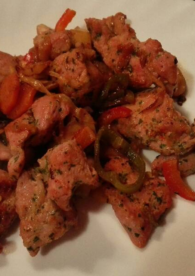 Una foto de Ragú de pavo con verduras