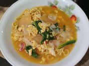 Gambar mie burung dara kuah seblak