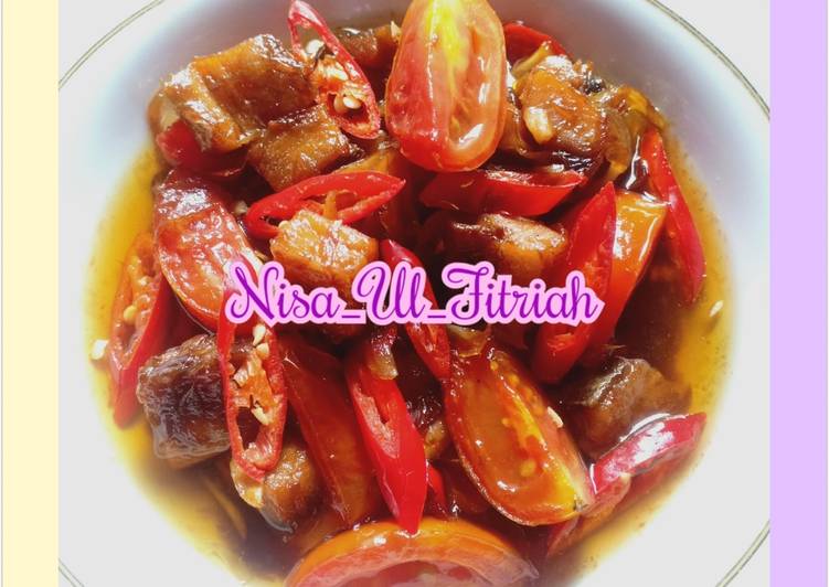 Ikan asin telang asam manis 💜