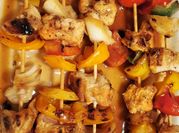 A picture of teriyaki chicken thighs