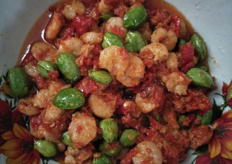 Bagaimana Membuat Sambal udang petai terasi, Lezat