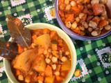 Cazuela de garbanzos vegetariana