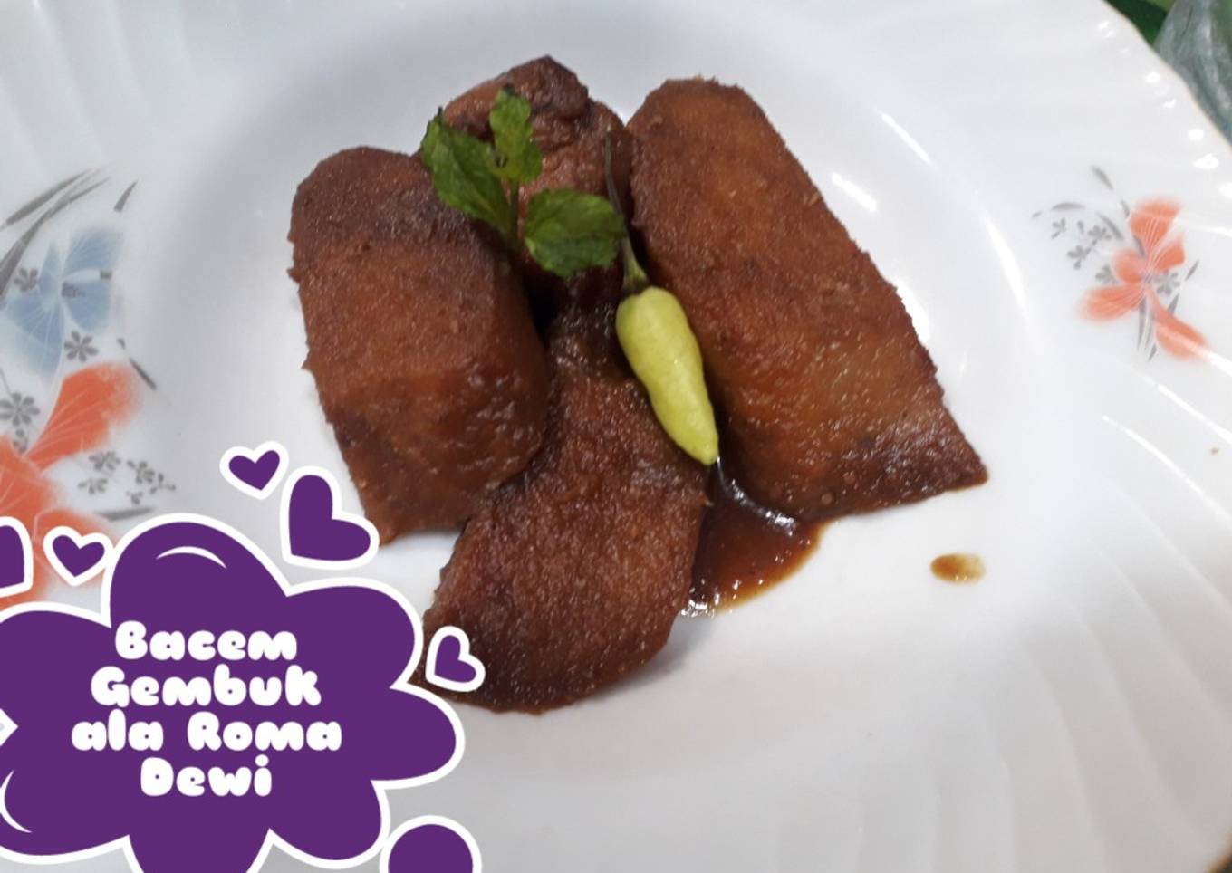 Bacem Gembuk Ala Roma