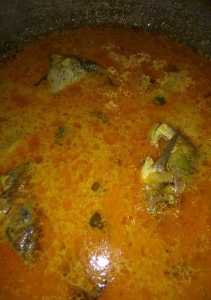Foto resep Ikan mujair kuah santan