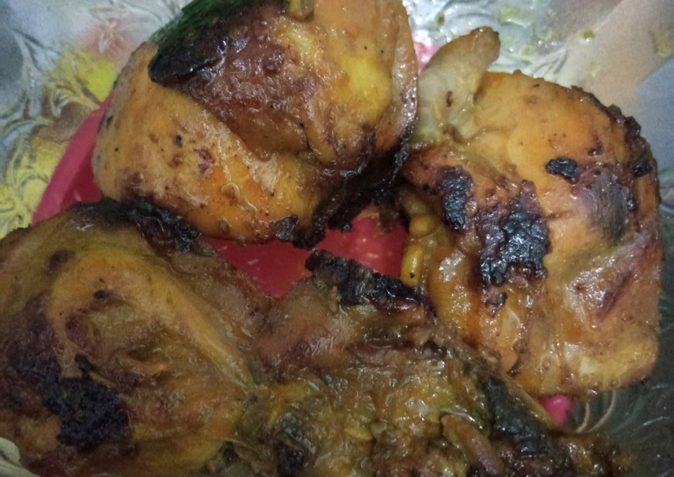 Ayam bakar teflon enak dan simple