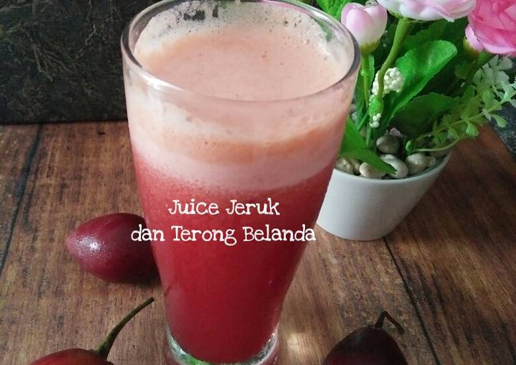 Juice Jeruk & Terong Belanda