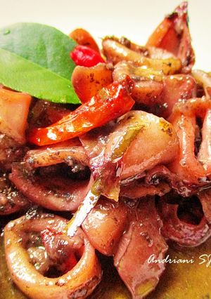 Foto resep Cumi Tumis Hitam