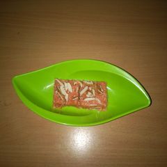 A picture of Strawberry kalakand.