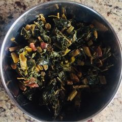 A picture of Red Amaranth Leaves Vegetable.