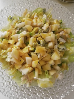 Una foto de Ensalada de pera