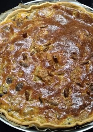 Une photo de Quiche aux champignons