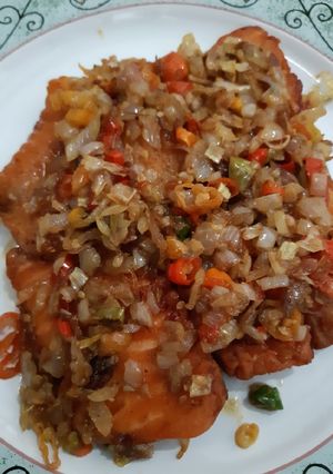Foto resep Salmon Goreng