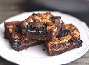 Oreós brownie recept fotója
