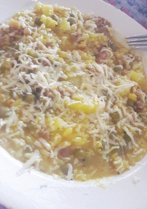 Una foto de Arroz con azafrán