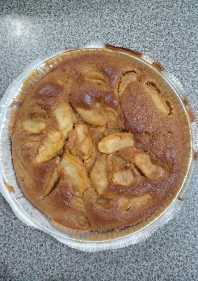 Una foto de Budín de manzana