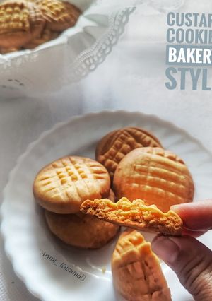 Foto resep Custard Cookies Bakery Style