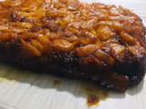 Tarta de durazno y piña invertida