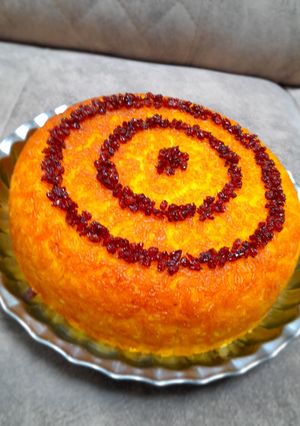 عکسی از دستور تهچین مرغ