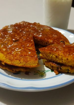 Una foto de Hotcakes de zanahoria