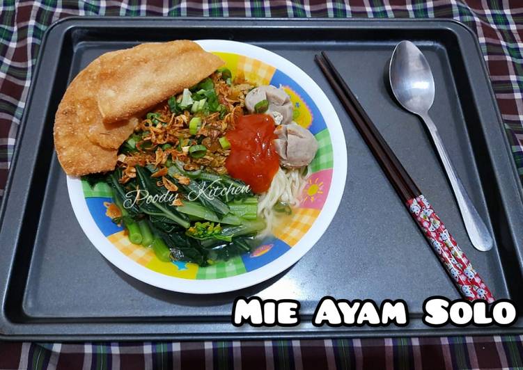 {Resep Mie Ayam Solo yang Renyah