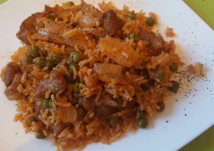 Riz au Fenouil et Petits pois