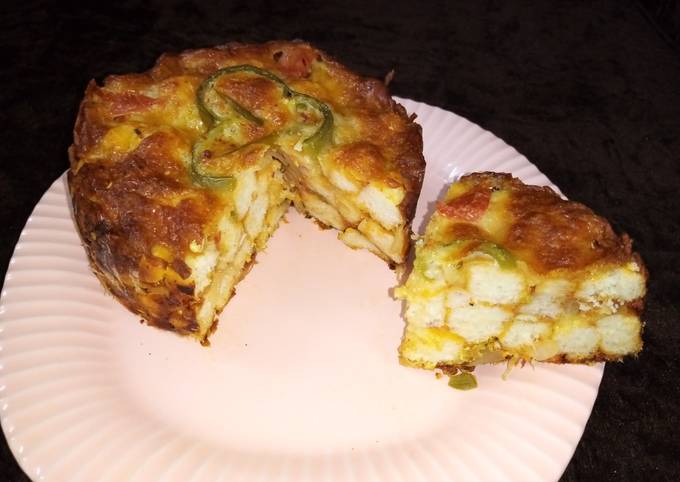 Recipe of Super Quick Pizza cake
