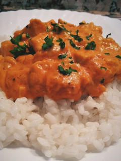 Una foto de Pollo al curry