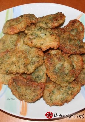 A picture of Fennel fritters from Serifos.