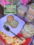 Puding Cookies Susu Topping Lumut
