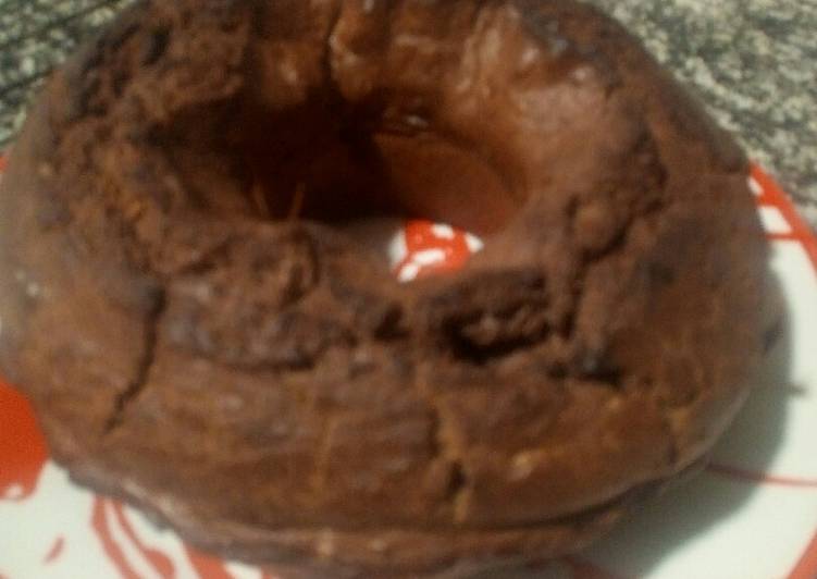 Bizcocho de zanahoria y cacao sin azúcar