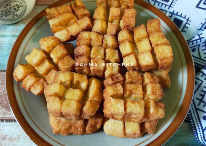 Cara bikin Tahu Goreng Domino Cara bikin Tahu Goreng Domino
