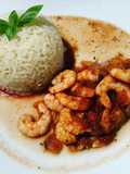 Rougail de crevettes / riz