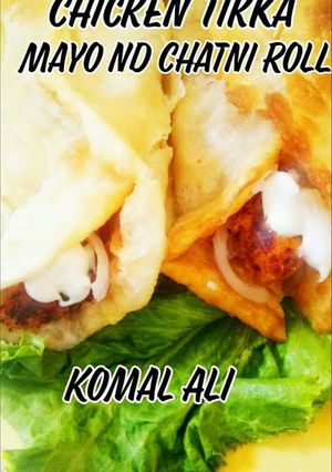 A picture of Chicken cheese Roll.