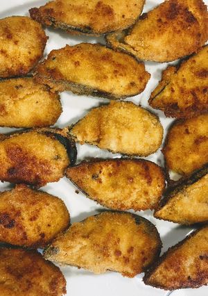 Una foto de Mejillones rellenos o tigres