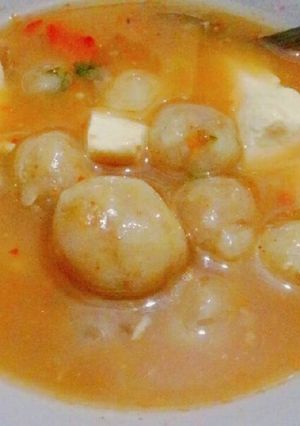 Foto resep Cilok kuah pedas