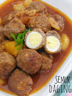Foto resep Semur Bola-Bola Daging Telur Puyuh