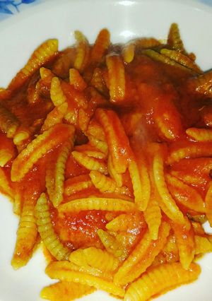 Foto di Maloreddu al sugo di pancetta
