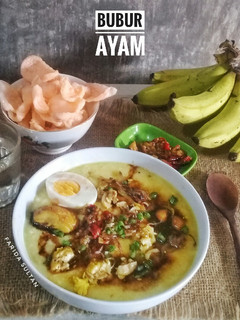 Foto resep Bubur Ayam (Nasi sisa semalam dan sisa kuah Soto)