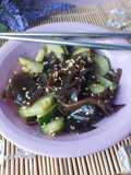 Salad Jamur Kuping Timun Dingin ala Jepang