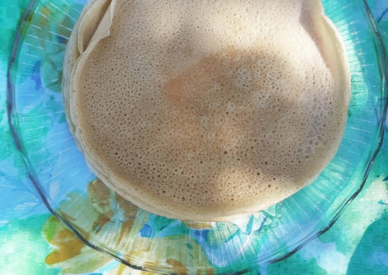 Crêpes sans gluten et sans lactose