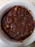 Brownie saludable en microondas