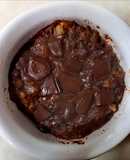 Brownie saludable en microondas