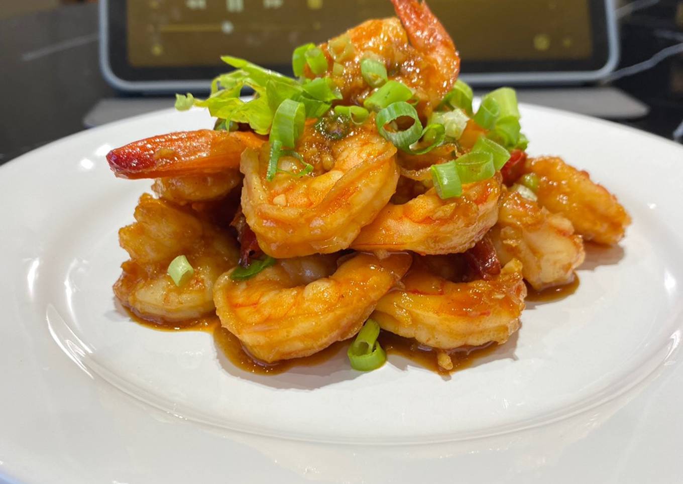 Honey garlic shrimp
