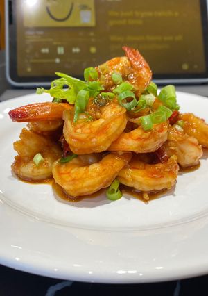 Foto resep Honey garlic shrimp