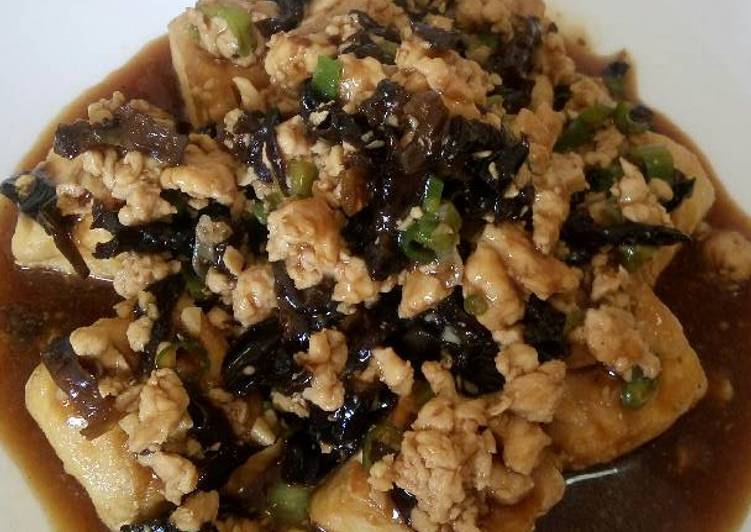 Langkah mengolah Tahu goreng siram ayam ala me 🥰 Anti Gagal