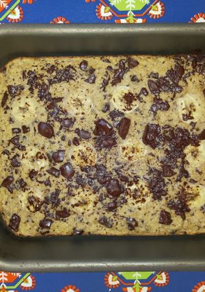 Una foto de Postre de Banana y Avena