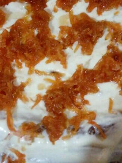 Una foto de Torta de zanahoria rápida
